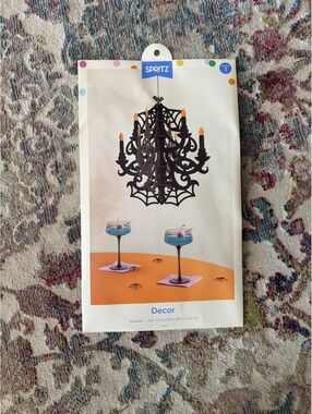 Spritz Halloween Spider Web Chandelier Hanging Decoration
